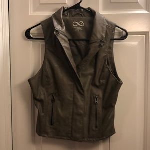 Be by Blanc Noir faux leather vest